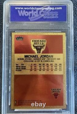 1996-97 Fleer Polychrome MICHAEL JORDAN? Brushed Gold WCG 10