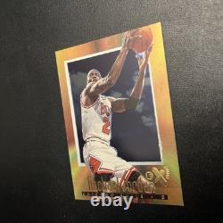 1996-97 Skybox E-X 2000 Michael Jordan Gold Acetate #9 Chicago Bulls JY