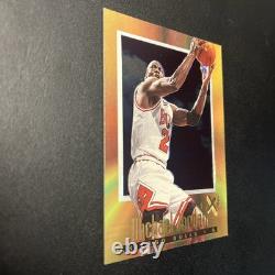 1996-97 Skybox E-X 2000 Michael Jordan Gold Acetate #9 Chicago Bulls JY