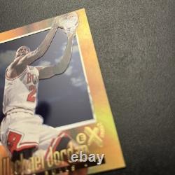 1996-97 Skybox E-X 2000 Michael Jordan Gold Acetate #9 Chicago Bulls JY