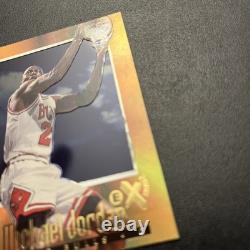 1996-97 Skybox E-X 2000 Michael Jordan Gold Acetate #9 Chicago Bulls JY