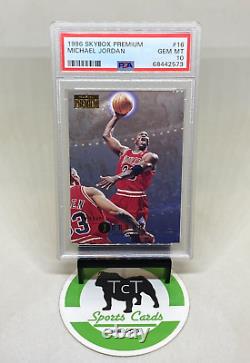 1996-97 Skybox Premium NBA Basketball 16 Michael Jordan PSA 10 Chicago Bulls