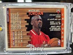 1996-97 Topps Chrome Season's Best En Fuego #1 MICHAEL JORDAN! MINT