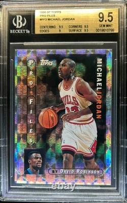 1996-97 Topps Michael Jordan ProFiles #PF-3 Bulls BGS 9.5 Low Pop None Higher