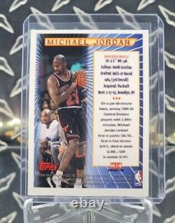 1996-97 Topps Mystery Finest Michael Jordan Bordered Refractor M14 Chicago Bulls
