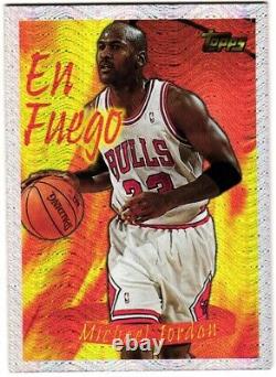 1996-97 Topps Season's Best En Fuego #1 Michael Jordan