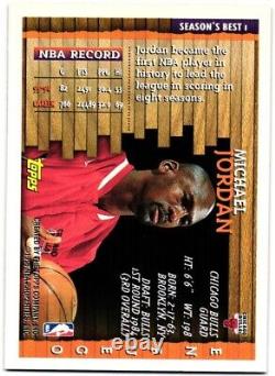 1996-97 Topps Season's Best En Fuego #1 Michael Jordan