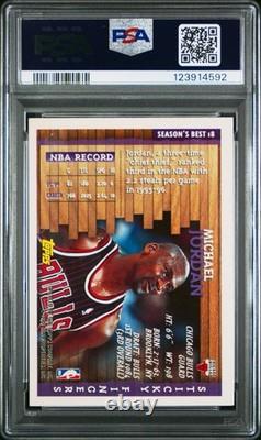 1996-97 Topps Season's Best Michael Jordan Sticky Fingers #18 PSA 5 EX Bulls MVP