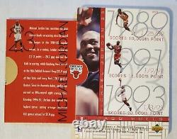 1996-97 Upper Deck Sp Michael Jordan Inside Info 25k Pull-out Insert Card