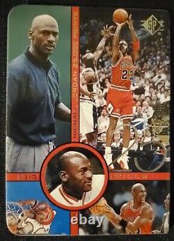 1996-97 Upper Deck Sp Michael Jordan Inside Info 25k Pull-out Insert Card