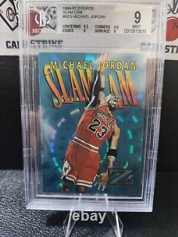 1996-97 Z-Force Slam Cam Michael Jordan #SC5 BGS 9
