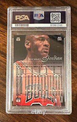 1996 Flair Showcase Michael Jordan Row 1 #23 PSA NM-MT 8 Chicago Bulls