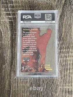 1996 Hoops Michael Jordan #8 Hot List PSA 9 Mint-Low POP 90s Jordan Insert Card
