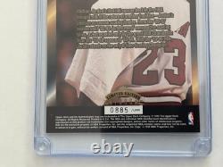 1996 MICHAEL JORDAN UPPER DECK ENCASED 8-TIME SCORING CHAMP JUMBO CARD #d /5000