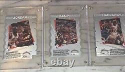 1996 Michael Jordan, Kemp and Hardaway Command Preformers Refactor Set. /5000