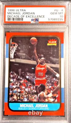 1996 Michael Jordan PSA 10 RC Rookie