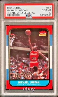 1996 Michael Jordan PSA 10 RC Rookie