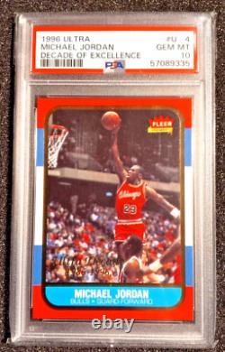 1996 Michael Jordan PSA 10 RC Rookie