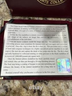 1996 The Highland Mint Michael Jordan Bronze Mint-coin Magnum Series 2436/3000