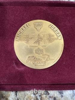 1996 The Highland Mint Michael Jordan Bronze Mint-coin Magnum Series 2436/3000