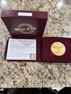 1996 The Highland Mint Michael Jordan Bronze Mint-coin Magnum Series 2436/3000