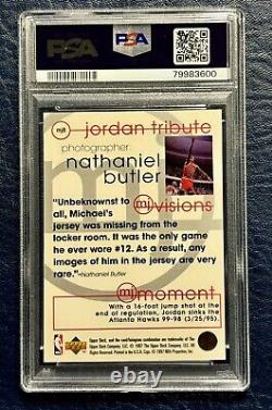 1996 UD Jordan Tribute #MJ8 Michael Jordan MJ Visions Chicago Bulls PSA 9 NBA