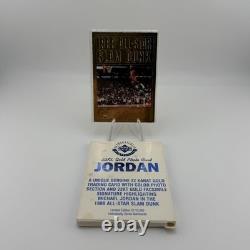 1996 Upper Deck Michael Jordan 1988 All Star Slam Dunk 22 Karat Gold Card 22kt