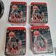 1996 Upper Deck Michael Jordan ALL METAL CARD SET (4) 6 CARDS. FACTORY SEALED