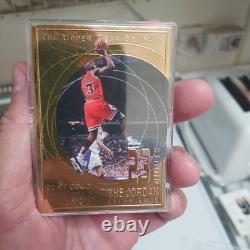 1996 Upper Deck Michael Jordan ALL METAL CARD SET (4) 6 CARDS. FACTORY SEALED