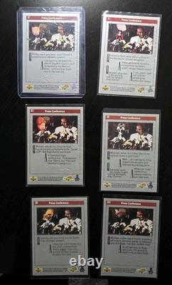 1996 Upper Deck SPACE JAM Jordan's Silver Screen Press Conference Lot of 6