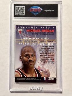 1997-1998 Topps Jordan Shooting Stars RARE GRADE 8 DSG #6 SEASONS BEST