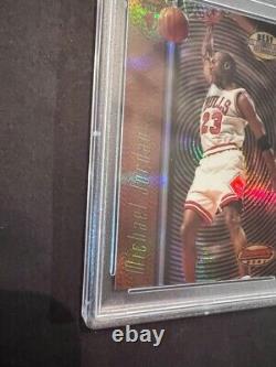 1997-98 Bowman's Best Michael Jordan Refractor Best Techniques PSA 8 Bulls MVP