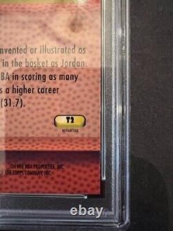 1997-98 Bowman's Best Michael Jordan Refractor Best Techniques PSA 8 Bulls MVP