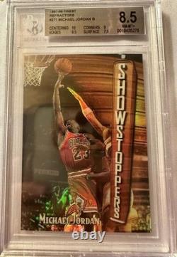 1997-98 Finest Showstoppers Refractors Michael Jordan No 271 BGS 8.5