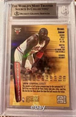 1997-98 Finest Showstoppers Refractors Michael Jordan No 271 BGS 8.5