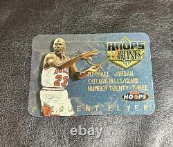 1997-98 NBA Hoops Frequent Flyer #4 Michael Jordan Basketball Card Near Mint