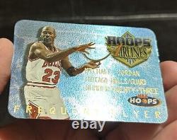 1997-98 NBA Hoops Frequent Flyer #4 Michael Jordan Basketball Card Near Mint