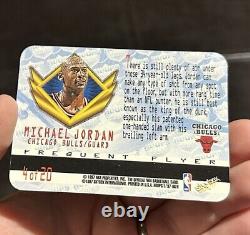 1997-98 NBA Hoops Frequent Flyer #4 Michael Jordan Basketball Card Near Mint