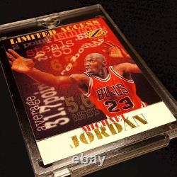 1997-98 Skybox Z-Force Limited Access Michael Jordan #6 4/10 RARE 1720 PACKS