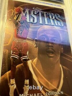 1997 98 Topps Finest MASTERS GOLD Michael Jordan #154 RARE MINT BGS 9