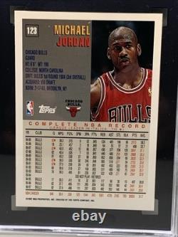 1997-98 Topps Michael Jordan #123 Graded Gem Mint 10! Chicago Bulls