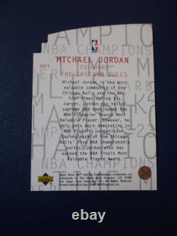 1997-98 UD3 MJ3 #MJ3-3 MICHAEL JORDAN Die-Cut Chicago Bulls