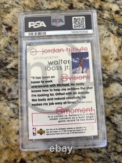 1997-98 Upper Deck Michael Jordan Tribute Michael Jordan #MJ14 PSA9