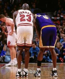 1997 Bulls vs Lakers Jordan vs Kobe Ticket The Duel / Advice Game! ICONIC PHOTO