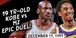 1997 Bulls vs Lakers Jordan vs Kobe Ticket The Duel / Advice Game! ICONIC PHOTO