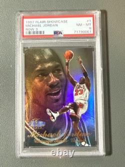1997 Flair Showcase Michael Jordan Row 3 #1 PSA 8 NM-MT Bulls