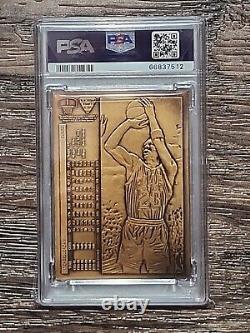 1997 Highland Mint/ud 91 Bronze #1 Michael Jordan Psa 9 (pop 2)