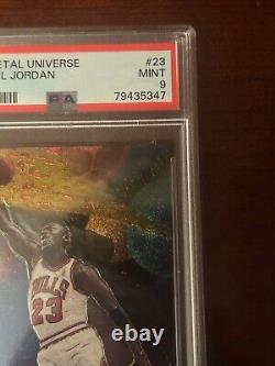 1997 Metal Universe Michael Jordan PSA 9 MINT #23 Skybox GORGEOUS Looks Perfect