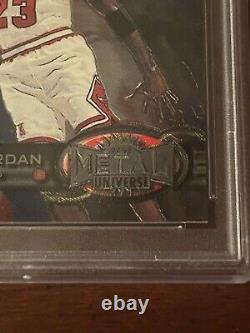 1997 Metal Universe Michael Jordan PSA 9 MINT #23 Skybox GORGEOUS Looks Perfect