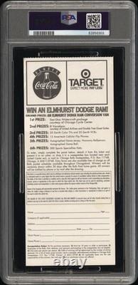 1997 NBA Finals Jordan Ticket 1st/Only BUZZER BEATER In Finals PSA 8 NONE Higher